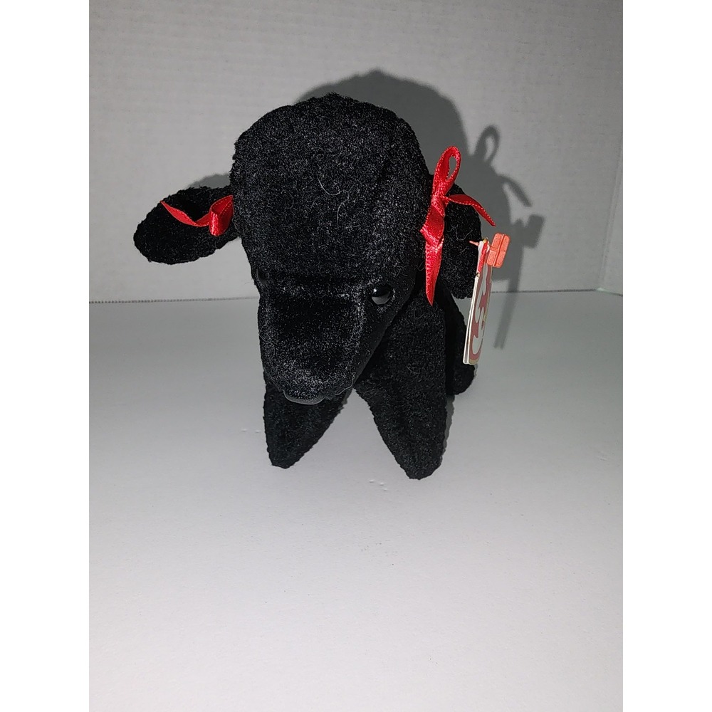 Ty Beanie Babies Gigi The Poodle Red Star Tag